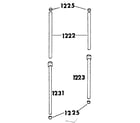 Sears 30864701 frame assembly diagram