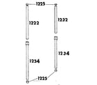 Sears 30864702 frame assembly diagram