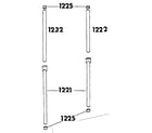 Sears 30864706 frame assembly diagram