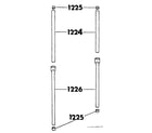 Sears 30864712 frame assembly diagram