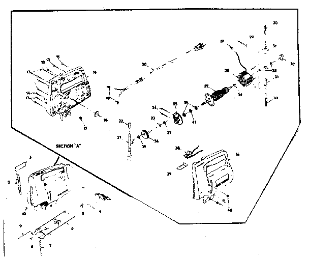 Section "a"