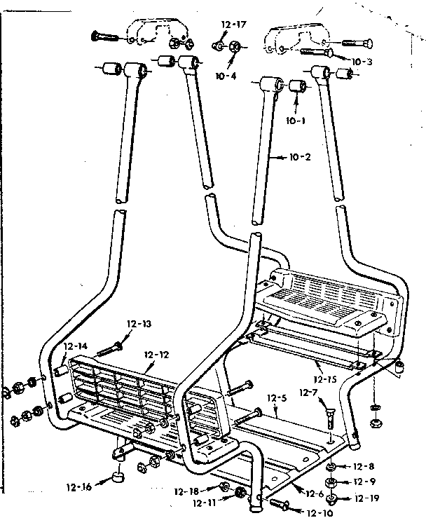 LAWN SWING ASSEMBLY