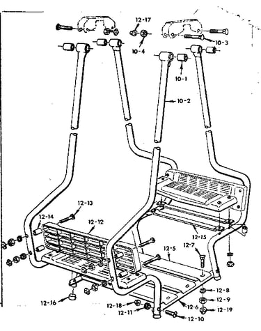 Lawn swing assembly