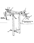 Top bar and leg assembly