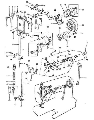 Presser bar assembly