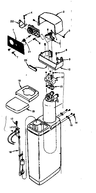 Major assemblies and connecting parts