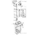 Kenmore 625340300 salt storage tank, brine valve, nozzle & venturi assembly diagram