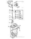 Salt storage tank, brine valve, nozzle & venturi assembly