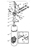 Resin tank, valve adaptor and connecting parts