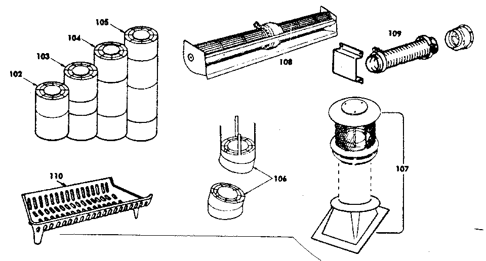CHIMNEY AND OPTIONAL EQUIPMENT