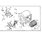 Kenmore 867764280 blower assembly diagram