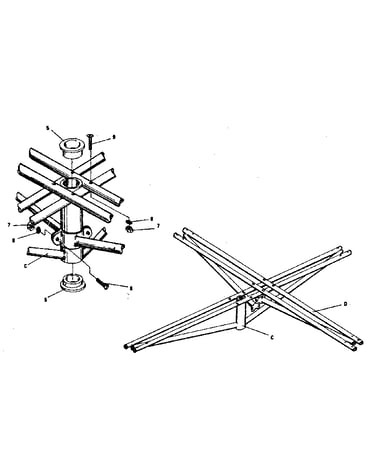 Top and bottom seat supports