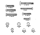 Sears 51271201-81 screws and washers diagram