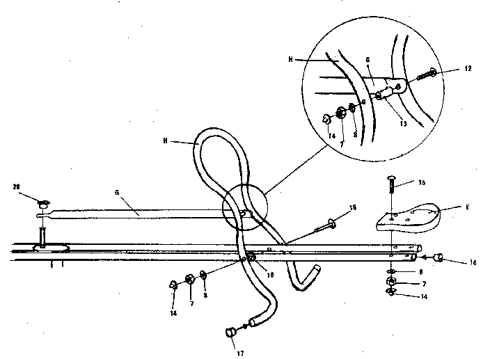 Push rod assembly