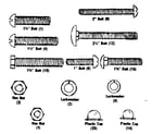 Sears 51271201-81 screws and washers diagram