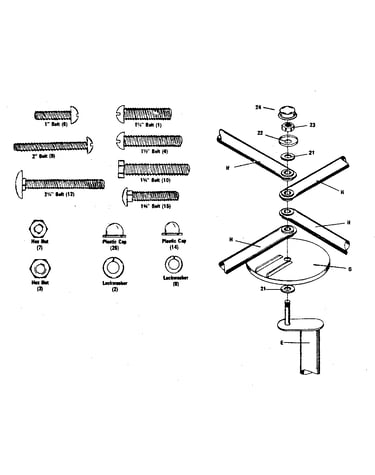 Push rods and screws