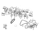 Craftsman 917299760 transmission - ground drive diagram