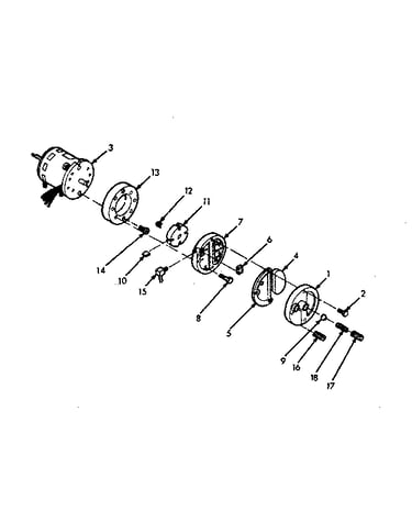Motor and pump