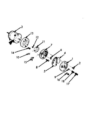Motor and pump assembly
