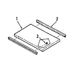 Kenmore 9119698810 optional griddle/grill cover module kit 4998510 diagram
