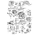 Briggs & Stratton 402707-0132-07 cylinder, crankshaft and engine base group diagram