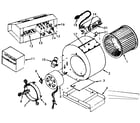 Kenmore 867818290 blower assembly diagram