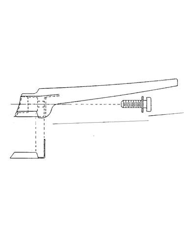 Black skillet handle