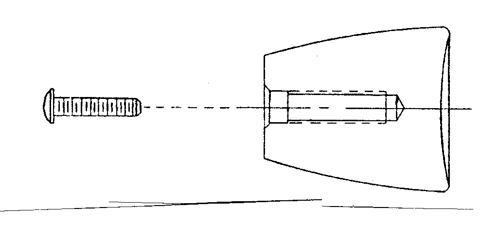Black cover knob