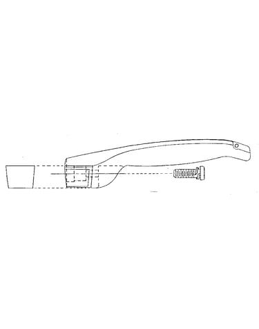 Black skillet and saucepan handle