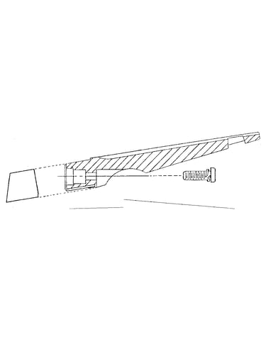 Regal brand black griddle handle