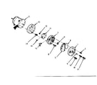 Kenmore 583356000 motor and pump assembly diagram