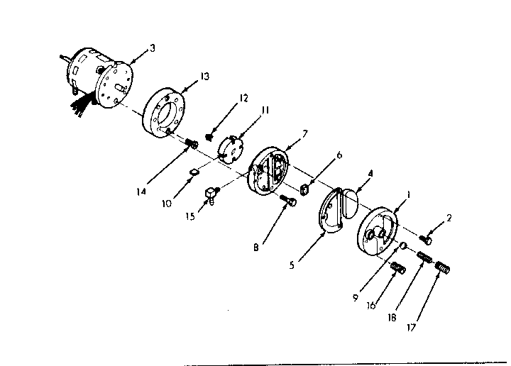 Motor and pump assembly