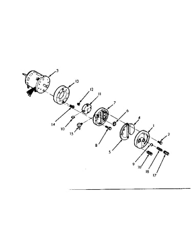 Motor and pump assembly