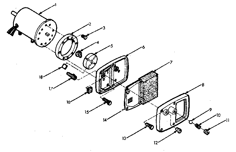 MOTOR AND PUMP ASSEMBLY