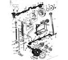 Kenmore 158960 presser bar and shuttle assembly diagram