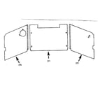 Kenmore 1037986615 oven liners (optional removable liner kit no. 700134) diagram