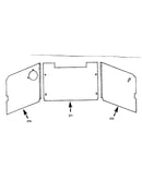 Oven liners (optional removable liner kit no. 700134)
