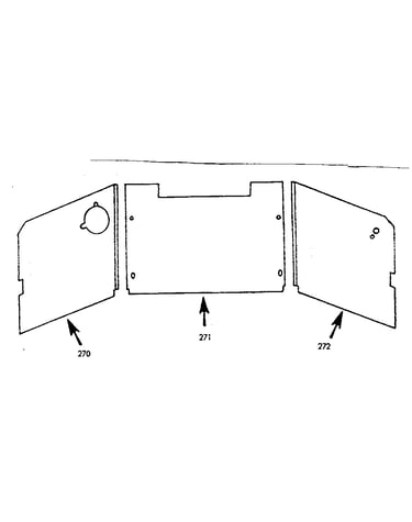 Oven liners (optional removable liner kit no. 700134)