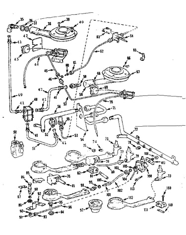 Burner section