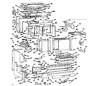 Kenmore 1037986611 body section diagram