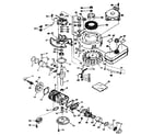 Tecumseh TYPE 660-24 basic engine diagram