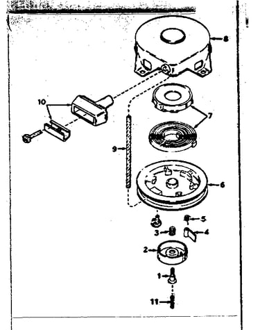 Rewind starter no. 590420