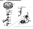 Tecumseh TYPE 660-24 magneto no. 610794a diagram