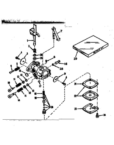 Carburetor no. 631772