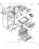 Refrigerator cabinet parts