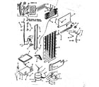 Kenmore 6287626520 refrigerator unit parts diagram