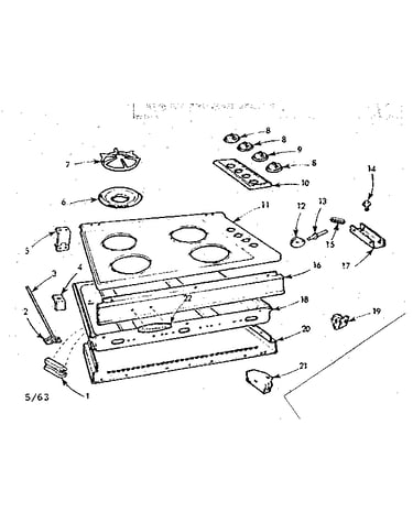 Maintop and body section