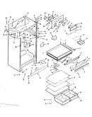 Refrigerator cabinet parts