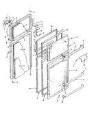 Refrigerator door parts