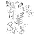 Kenmore 6287626511 refrigerator unit parts diagram